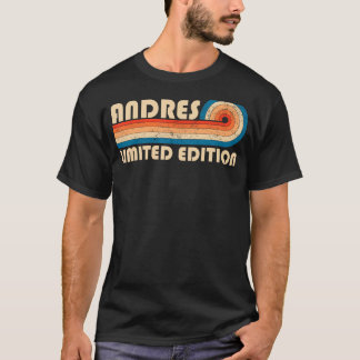 ANDRES Surname Retro Vintage 80s 90s Birthday Reun T-Shirt