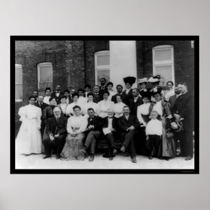 Andrew Carnegie at the Tuskegee Institute 1906 Poster