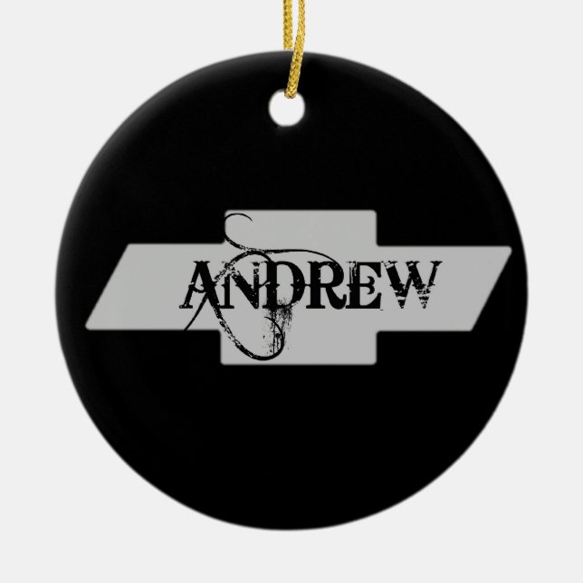 Andrew Chevy Ornament (Front)