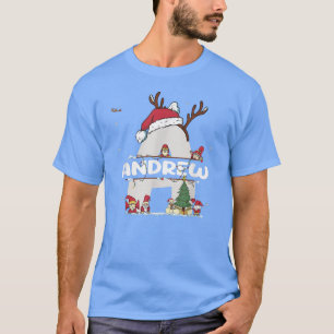 Andrew Christmas Shirt w Andrew Name for funny Xma