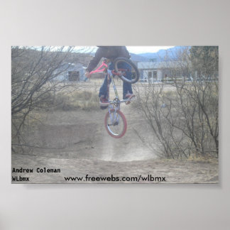Andrew Coleman, Andrew ColemanWLbmx, www.freewe... Poster