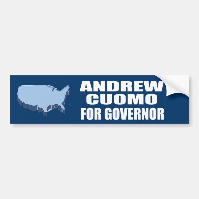 ANDREW CUOMO FOR GOVERNOR BUMPER STICKER (Front)