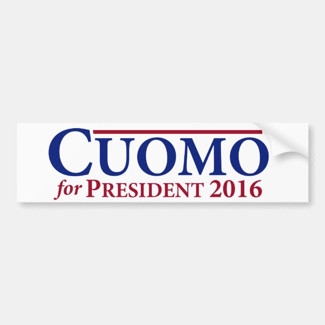 Andrew Cuomo for President 2016 bumper sticker (Front)