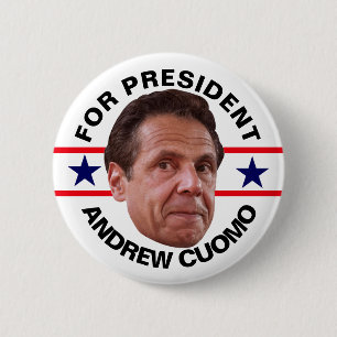 Andrew Cuomo for President 2020 6 Cm Round Badge