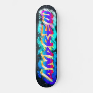 ANDREW Customised Graffiti Skateboard
