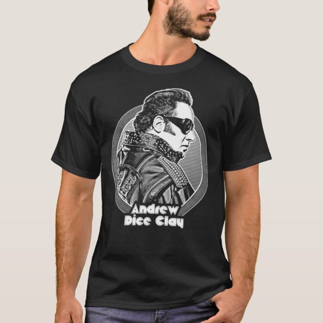 Andrew Dice Clay  Retro Style Fan Design T-Shirt (Front)
