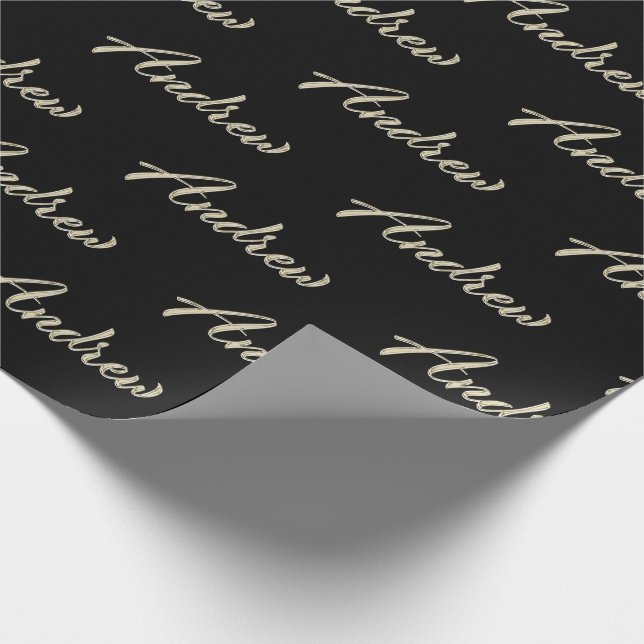 Andrew First Name Name edles Gift Paper (Corner)