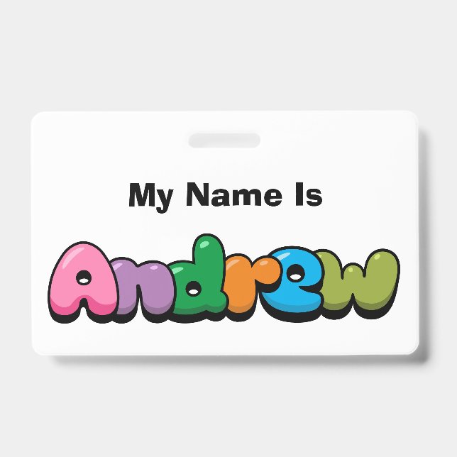 Andrew ID Badge (Front)