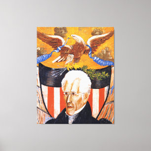 Andrew Jackson Portrait Canvas Print