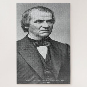 Andrew Johnson 17th President of America. Jigsaw Puzzle