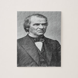 Andrew Johnson 17th President of America. Jigsaw Puzzle