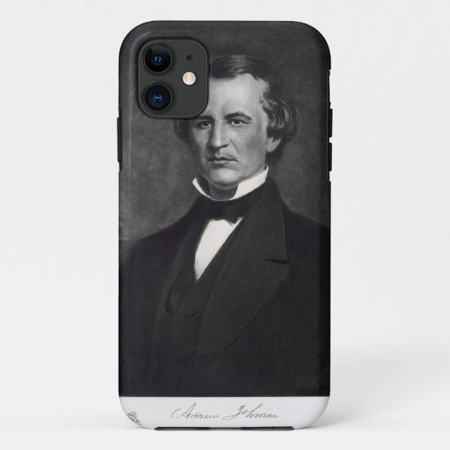 Andrew Johnson (1808-75), 17th President of the Un Case-Mate iPhone Case (Back)