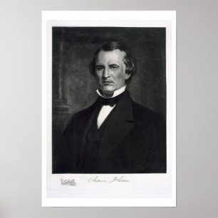 Andrew Johnson (1808-75), 17th President of the Un Poster