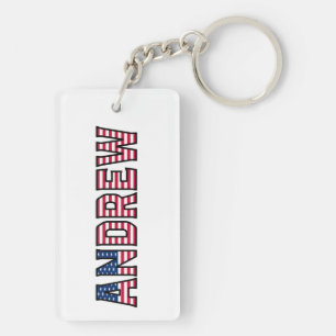 Andrew Name Vorname USA Flagge Anhänger Schlüssel Key Ring