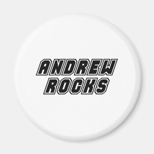 Andrew Rocks Magnet