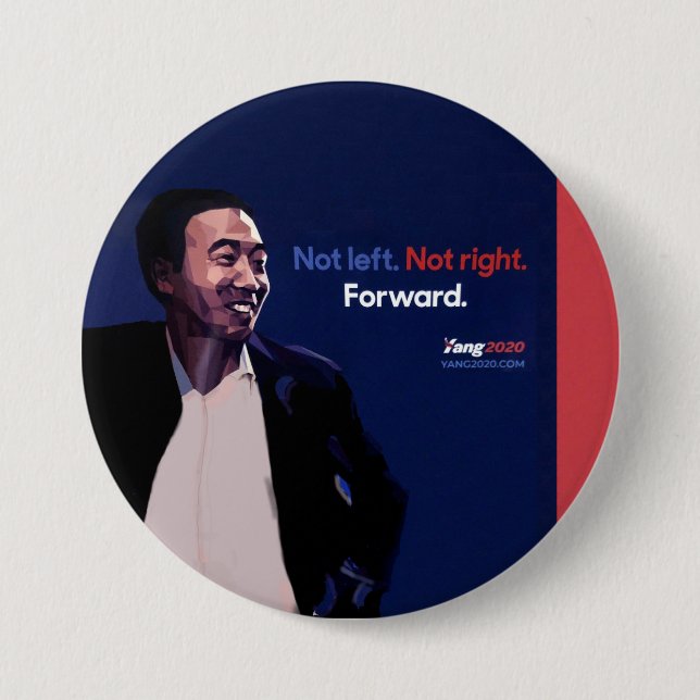 Andrew Yang 2020 7.5 Cm Round Badge (Front)