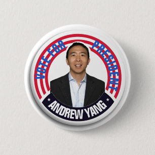 Andrew Yang for President 2020 6 Cm Round Badge
