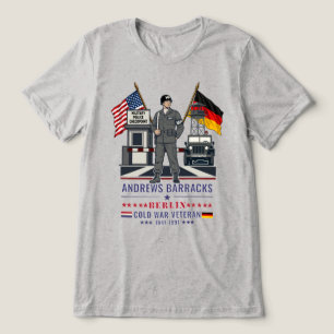 Andrews Barracks Berlin Cold War Veteran MP Tri-Blend Shirt