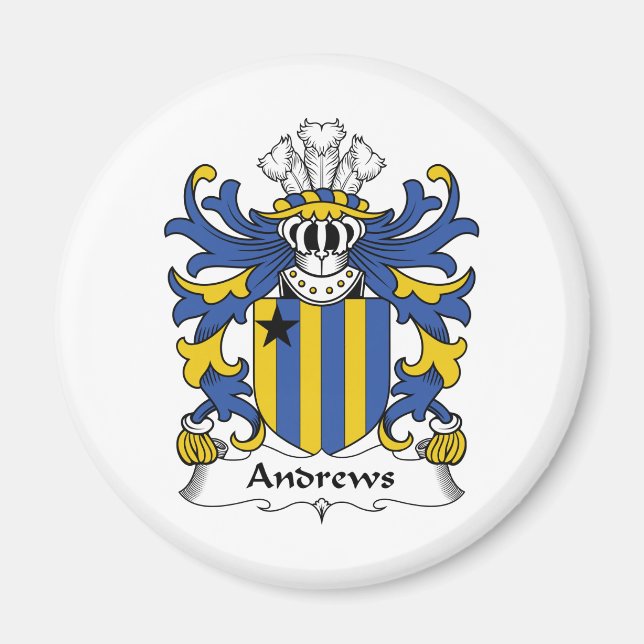 Andrews Family Crest Magnet (Front)