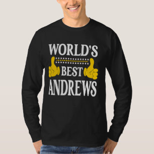 Andrews Surname Team Family Last Name World's Best T-Shirt