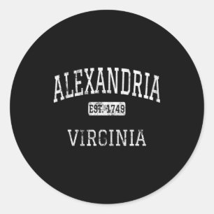 Andria Virginia Va Vintage  Classic Round Sticker