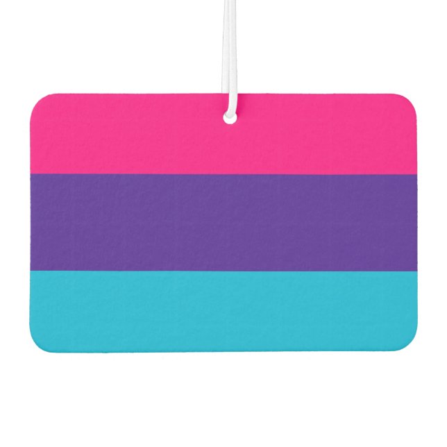 Androgyne Pride Car Air Freshener (Front)