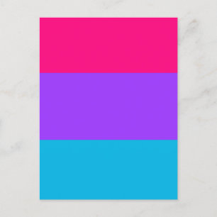 Androgyne Pride Flag key Postcard