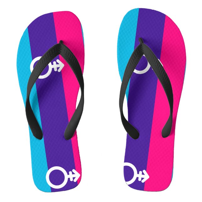 Androgyne Pride Jandals (Footbed)