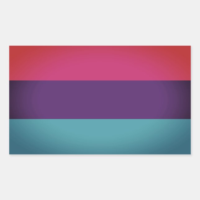 Androgyne Pride Rectangular Sticker (Front)