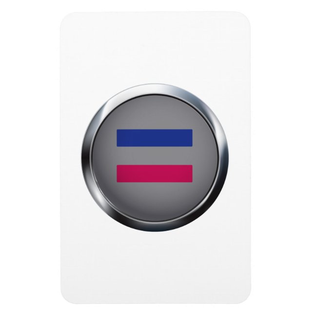 ANDROGYNOUS MEDALLION MAGNET (Vertical)