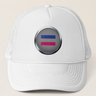 ANDROGYNOUS MEDALLION TRUCKER HAT