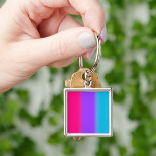 Androgynous Pride Gradient - Gift for Androgynous  Key Ring