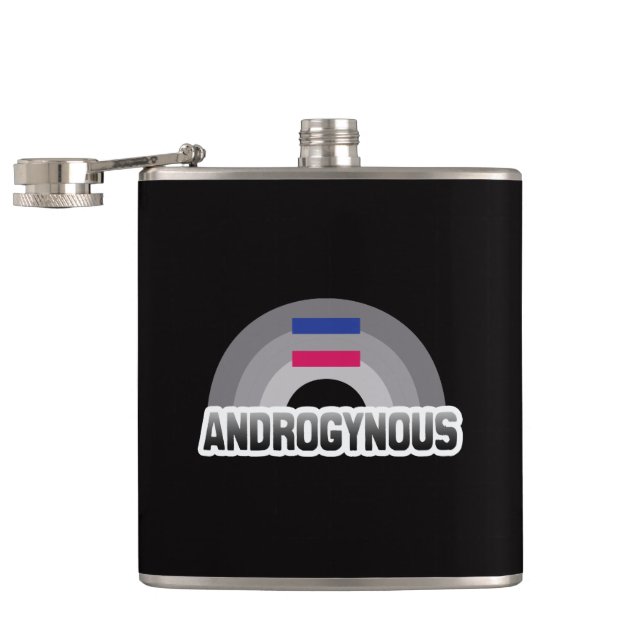 Androgynous Pride Hip Flask (Opened)