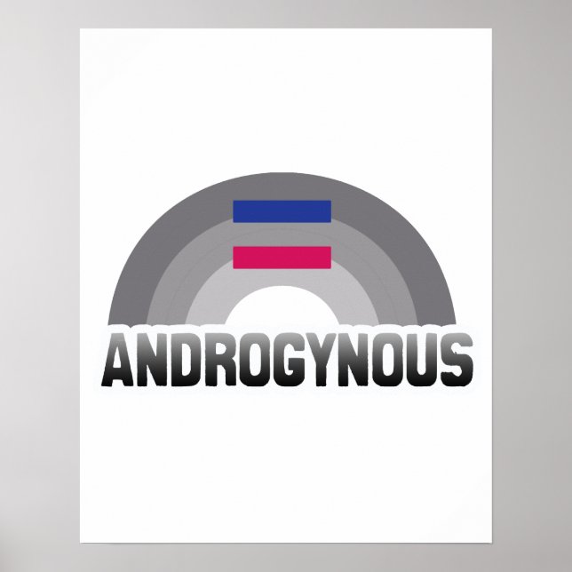 ANDROGYNOUS RAINBOW POSTER (Front)