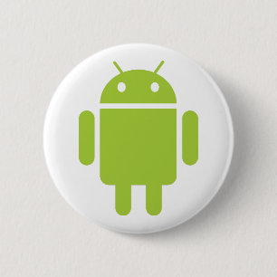 Android 6 Cm Round Badge