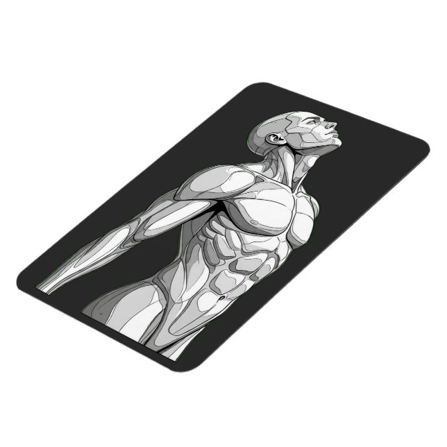 Android Anatomy: Cyborg Flexible Magnet (Left Side)