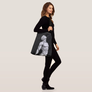 Android Anatomy: Cyborg Futuristic Crossbody Bag