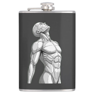 Android Anatomy: Cyborg Stainless Steel Flask