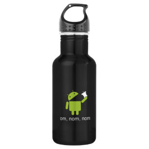 android > apple (dark water bottle) 532 ml water bottle