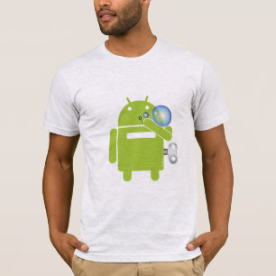 Android Blowing Bubbles shirt