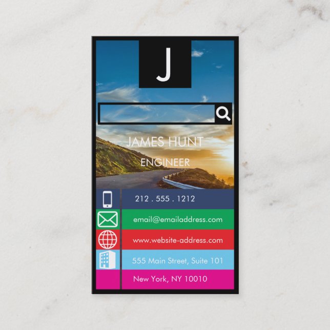 Android Engineer Card (Front)