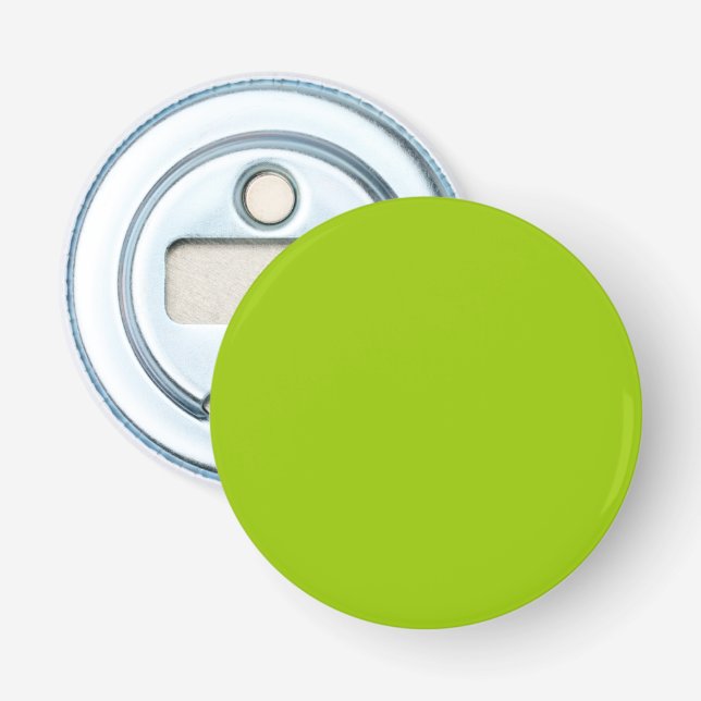 Android Green Colour Decor Ready to Customise Bottle Opener (Front)
