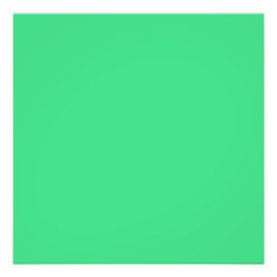 Android green (solid colour) photo print