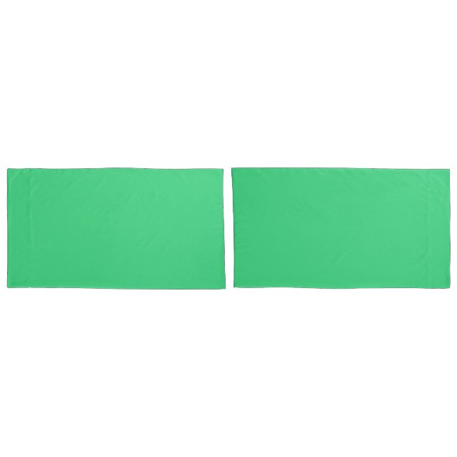 Android green (solid colour)  pillowcase (Back-Set)