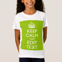 Android Green Style Keep Calm And Your Text