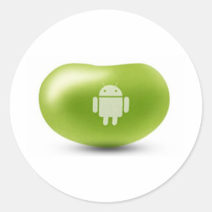 Android Jelly Bean Classic Round Sticker