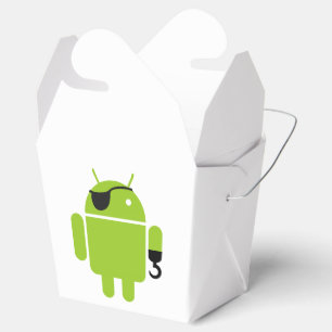 Android Robot Icon as a Pirate Favour Box