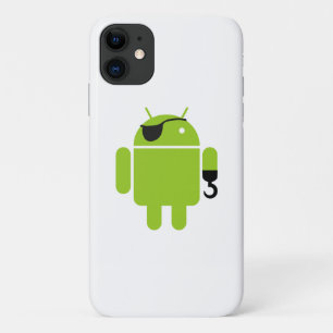 Android Robot Iconic Pirate Style Case-Mate iPhone Case