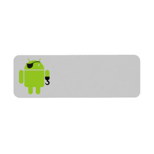 Android Robot Mighty Pirate