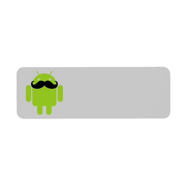 Android Robot Moustache (Front)